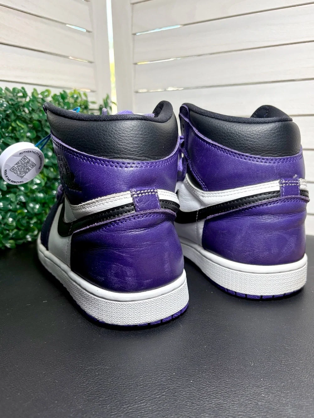 Nike Air Jordan 1 Retro High OG Court Purple 2.0 555088-500 Size 7.5 Used No Box